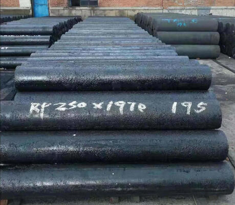 China Carbon Graphite Electrode with Nipples RP HP UHP 750mm 700mm 650mm 600mm 550mm 500mm 450mm 400mmCustomized Dia 800-1400mm supplier