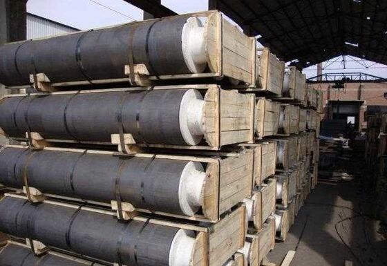 Super High Power Nominal Diameter 85 mm graphite electrodes for induction heating for making yellow phosphorus