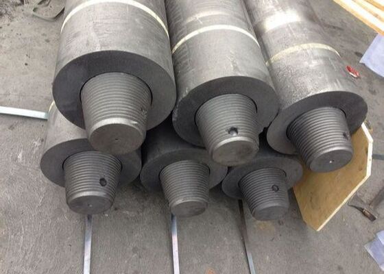 High Temperature Dia200mm  Graphite Electrode For Arc Furnaces For Making Copper Matte