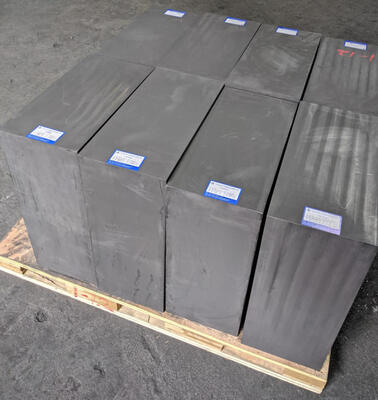 High Pure Heat Exchanger Fine Grain Edm Copper Moulded Isostatic Graphite Block