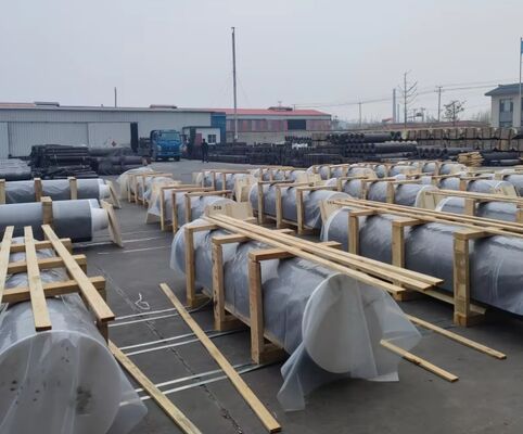 Regular Power Graphite Electrode RP 150 1800 mm for Metal Melting with Nipples