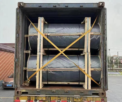 Factory Dia 75-700mm Graphite Electrodes with Nipples 3tpi 4tpi supplier