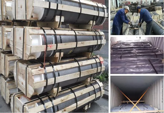 High Demand Anti-Oxidant UHP Graphite Electrode for Stainless Steel Melting supplier