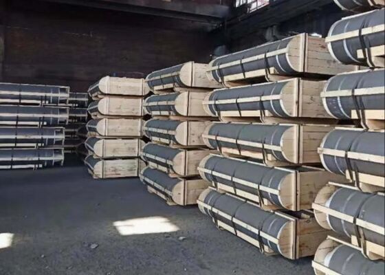 Extruded Graphite Graphite Electrodes Electrode Block Featuring Resistivity 5 To 8 μΩ·m Suitable for Steel Industry and Electric Arc Furnace supplier