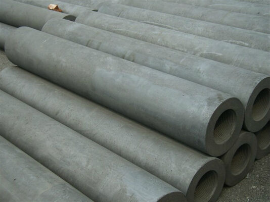 high temperature Diameter 400mm graphite electrodes suppliers in resistance furnace