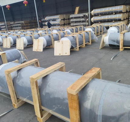 Low Price EAF Dia 400mm Graphite Electrode UHP With 4TPI Nipples