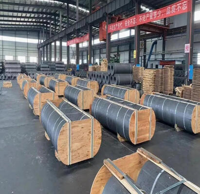 RP HP UHP 550mm X 2400mm Graphite Electrodes for Metal Smelting