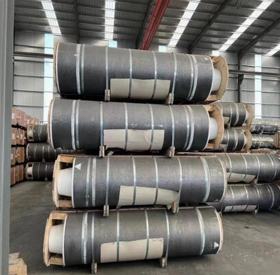 RP HP UHP 550mm X 2400mm Graphite Electrodes for Metal Smelting